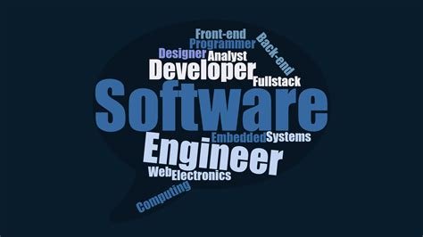 Stack of Software Related Words