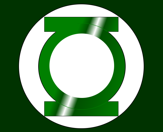 CSS Green Lantern Symbol Image