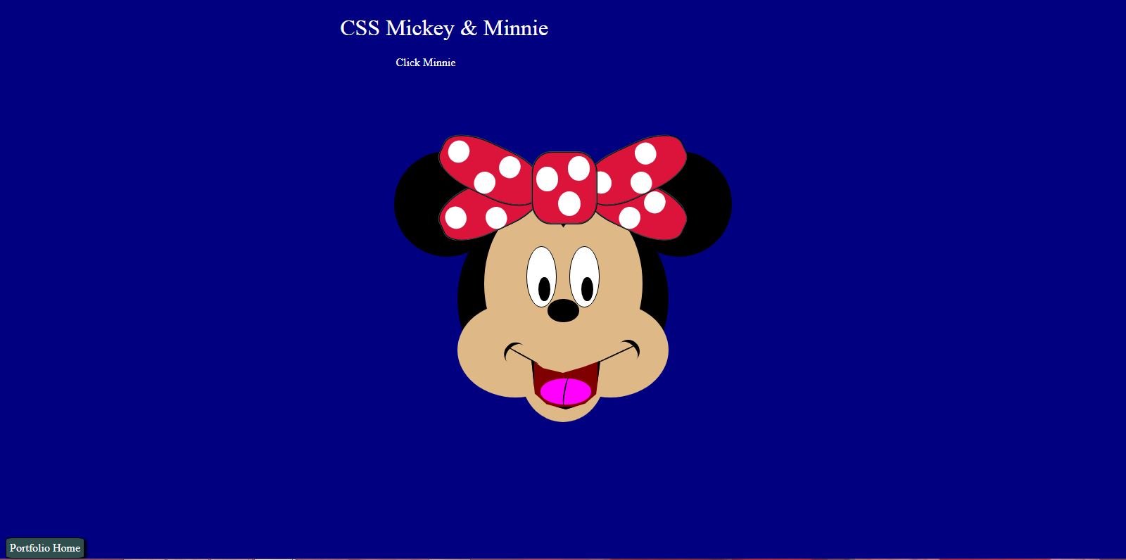 CSS Mickey & Minnie Image