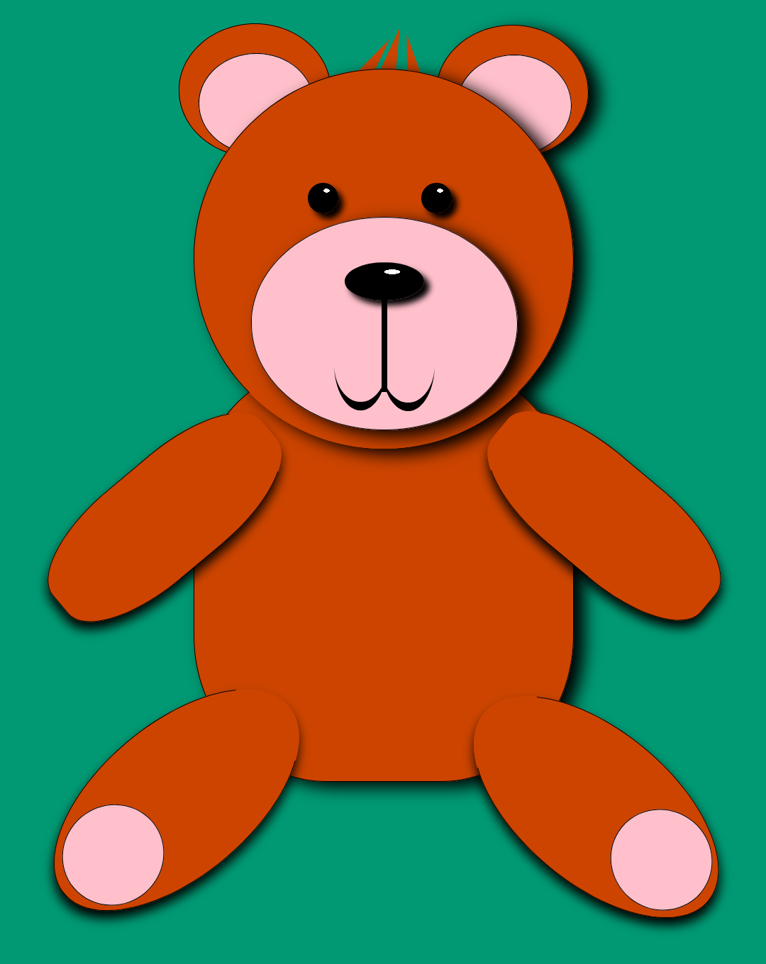 CSS Teddy Bear Image